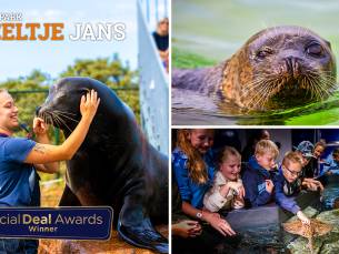 Entree voor Deltapark Neeltje Jans