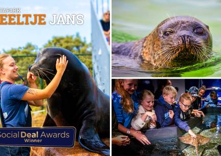 Entree voor Deltapark Neeltje Jans