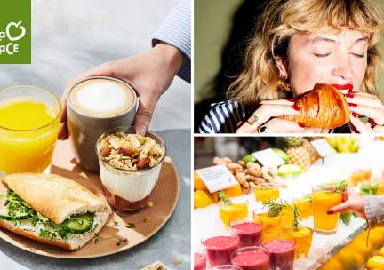 Ontbijt of lunch voor 2 naar keuze bij La Place