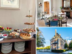 Luxe ontbijtbuffet bij Kasteel Pietersheim