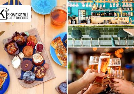 High wine of -beer of mini-high tea bij De Kwekerij in Utrecht