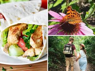 Wandel- of fietsarrangement incl. lunch, warme drank en gebak bij Jorine's Theetuin