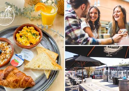 Luxe ontbijt bij Beachclub Sandy Hill aan het strand van Zandvoort
