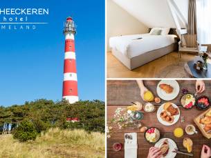 2 overnachtingen + ontbijt + diner + meer voor 2 op Ameland