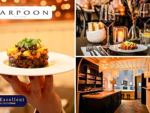 3-, 4- of 5-gangendiner van de chef bij Harpoon