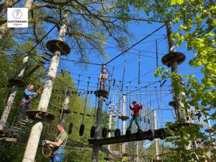 Entree klimpark Kletterpark Biggesee