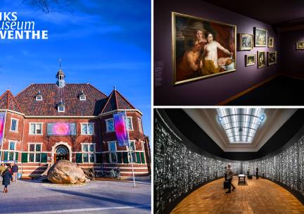 Entree voor Rijksmuseum Twenthe