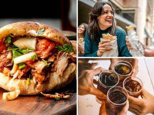 DÃ¼rÃ¼m, broodje of kapsalon naar keuze + blikje fris in het centrum van Den Bosch