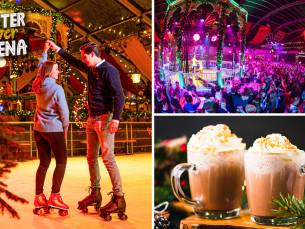 Entree Winter Fever Arena + 2 uur rolschaatsen +  warme Chocomel en warme wafel