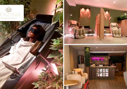 Massagestoel naar keuze (30 of 40 min) + drankje