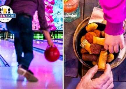 Bowlen voor 2 t/m 7 personen (1 uur) + snacks