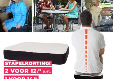 Dualuxe Zitkussen Met Gel - Voor Een Comfortabele En Correcte Zithouding! ...