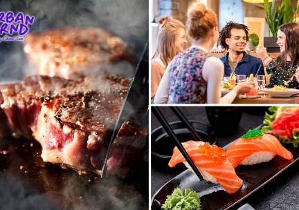All-You-Can-Eat (3 uur) bij Urban GRND Hengelo
