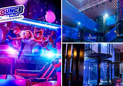 Entree Bounce Valley (2 uur) + nettenpark + sokken + verkoelende Slush Puppy