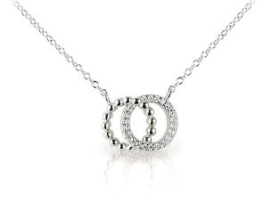 Zirkonia Collier Silber