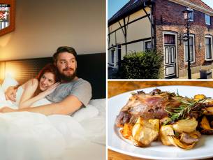 Overnachting(en) voor 2 + ontbijt + evt. 3-gangendiner van de chef bij Restaurant Bertram