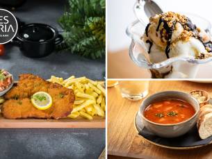 3-gangen keuzediner bij Restaria Kom Us Aan Budel