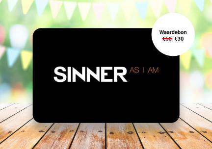 Waardebon t.w.v. &euro;50 te besteden bij SINNER