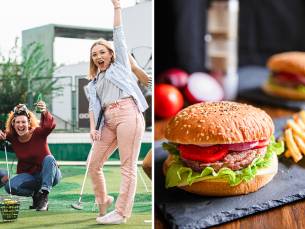 2-gangen keuzediner + evt. minigolf bij Terra Nova Burgers & More