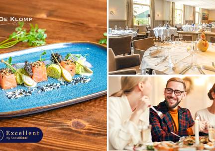 3-gangendiner of -lunch van de chef bij De Klomp