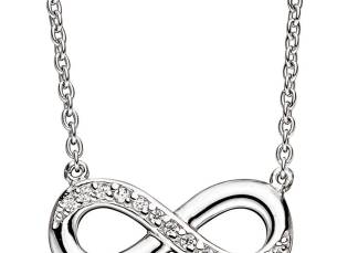 Collier Infinity Silber 925, Zirkonia