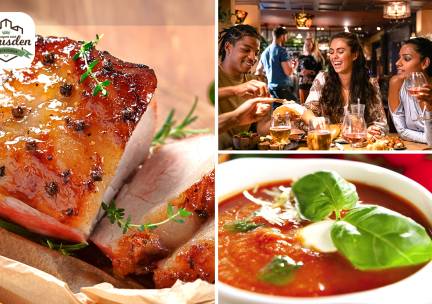 3-gangendiner Ã  la carte bij 't Wapen van Heusden