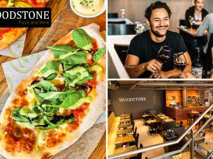 2-gangen keuzelunch bij WOODSTONE Pizza and Wine