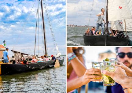 Rondvaart zeilboot (75 min) + evt. 2 frisdranken