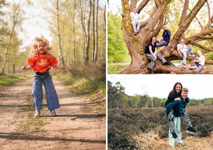 Zomerse buitenshoot naar keuze + 5 digitale foto's