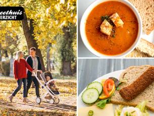 Wandelarrangement incl. 3-gangenlunch of soep en brood bij Eethuis Eekterzicht