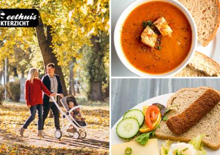 Wandelarrangement incl. 3-gangenlunch of soep en brood bij Eethuis Eekterzicht