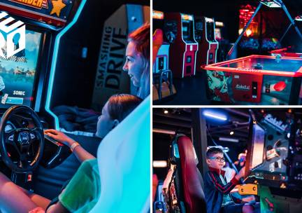 1,5 uur lang onbeperkt arcadegames spelen bij Room Experience