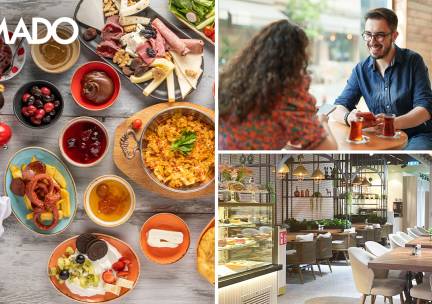 Turks AYCE-ontbijtbuffet of 2-gangen keuzelunch bij MADO in Amsterdam