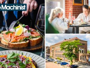 12-uurtje of 2-gangen keuzelunch bij De Machinist aan de haven van Rotterdam