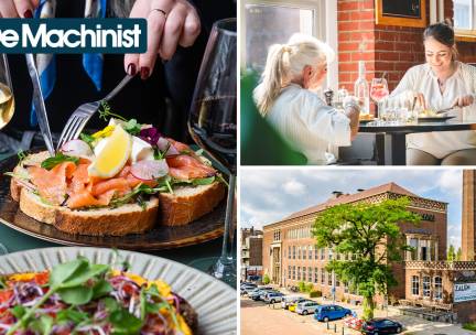 12-uurtje of 2-gangen keuzelunch bij De Machinist aan de haven van Rotterdam