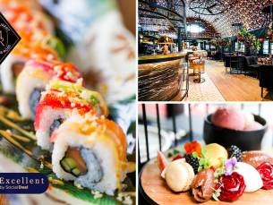 Luxe sushiroll naar keuze + dessert van de chef