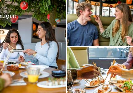 All-You-Can-Eat & Drink (2 of 2,5 uur) bij Oblique fusion dining in hartje Den Haag
