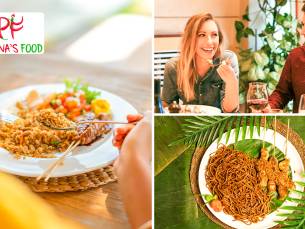 Surinaamse 2-gangen keuzelunch of 2-gangen keuzediner