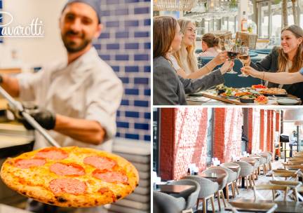 2- of 3-gangen keuzediner bij Pavarotti Leidschendam