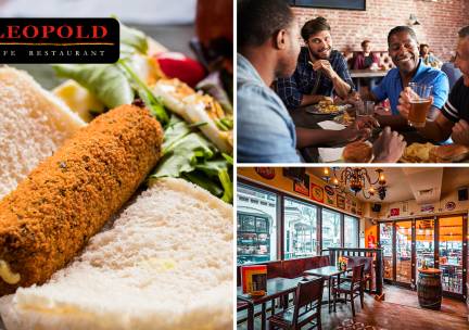 2- of 3-gangen keuzelunch bij Café Restaurant Leopold