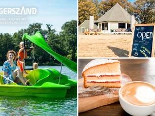 Waterfietsen (1 uur) + evt. friet met saus voor 1-4 personen