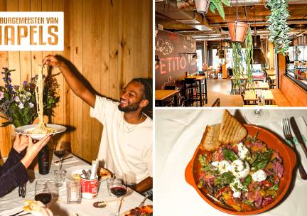 2-gangen keuzelunch bij De Burgemeester van Napels