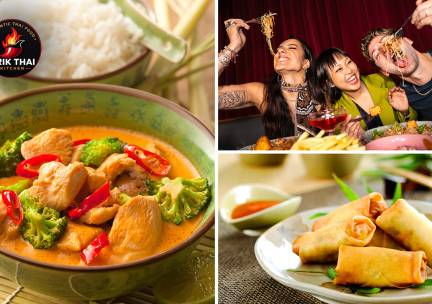 Thais 2-gangendiner Ã  la carte