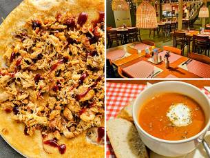 2-gangen keuzediner of 3-gangendiner Ã  la carte bij Pannenkoekenrestaurant De Veldkamp