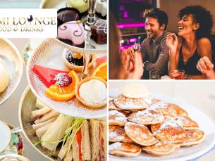 Poffertjes of wafel + drankje of milkshake naar keuze of high tea