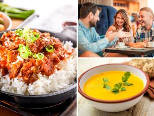 Rijsttafel + voorgerecht + warme drank naar keuze in natuurgebied Zeevang