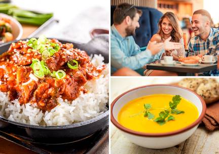 Rijsttafel + voorgerecht + warme drank naar keuze in natuurgebied Zeevang