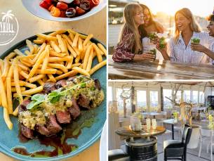 3-gangendiner Ã  la carte bij Beachclub Sandy Hill aan het strand van Zandvoort