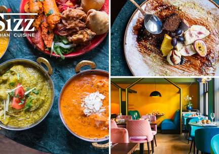 Indiaas 2- of 3-gangendiner Ã  la carte bij Restaurant Sizz