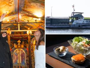 Kloosterschip rondleiding + proeverij + diner + rondvaart (3 uur)